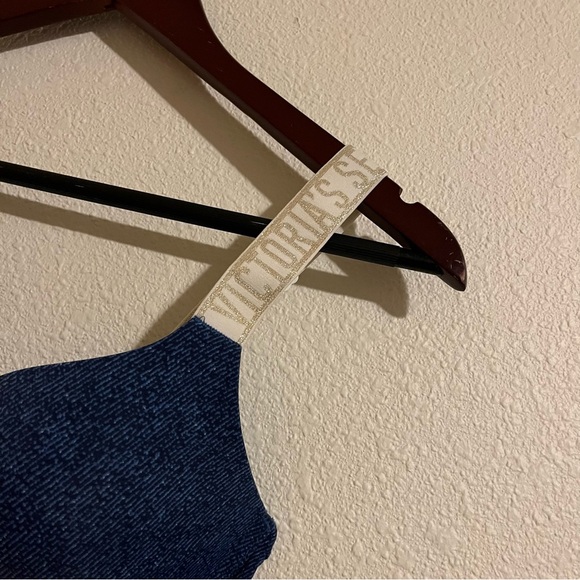 Victorias Secret The T-Shirt Push Up Bra - Full Coverage 32C Blue Heather/ Denim - Picture 5 of 12